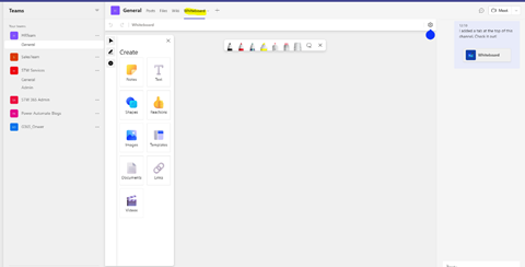 Microsoft Teams, Team collaboration and Teams communications